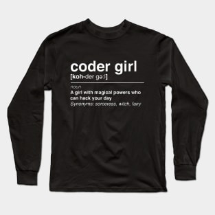 Coder Girl Long Sleeve T-Shirt